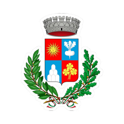 Bossico-Stemma (Italy) (Coat of Arms) STICKER Vinyl Kiss-Cut Decal 2 Inch White - The Sticker Space