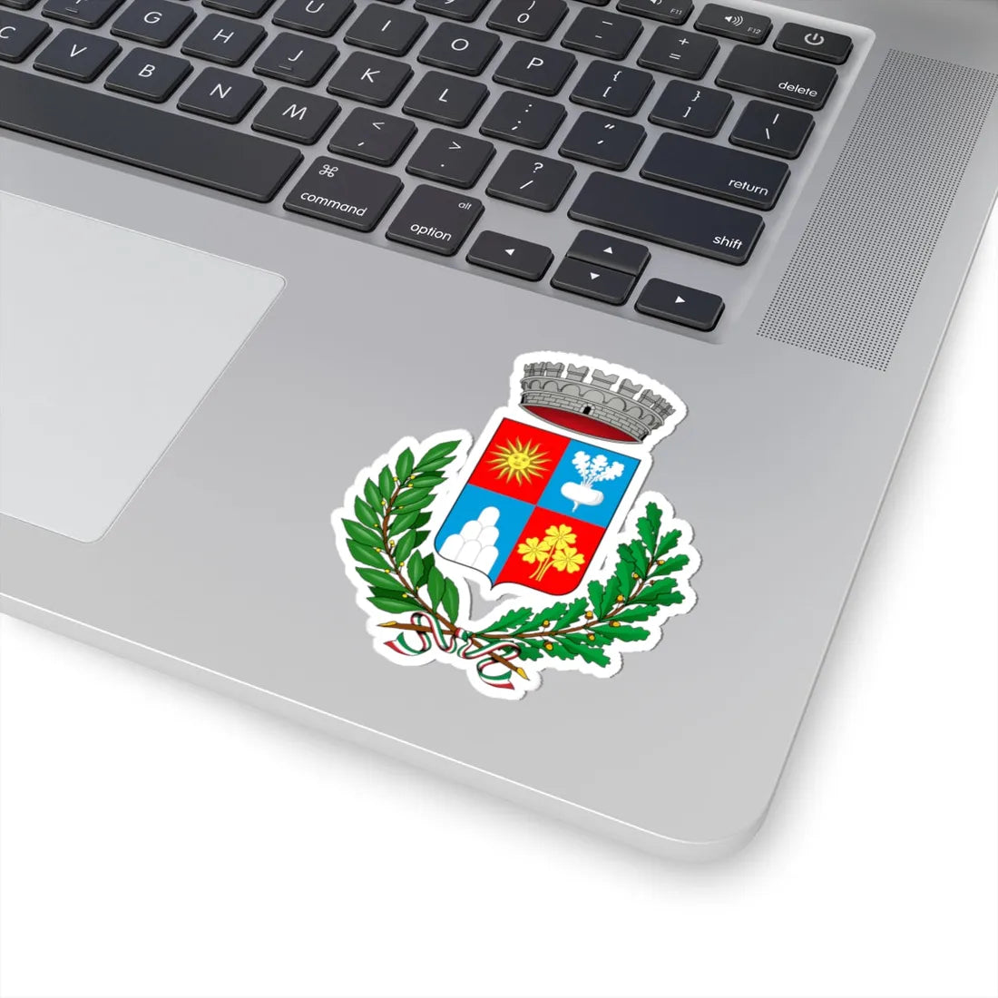 Bossico-Stemma (Italy) (Coat of Arms) STICKER Vinyl Kiss-Cut Decal - The Sticker Space