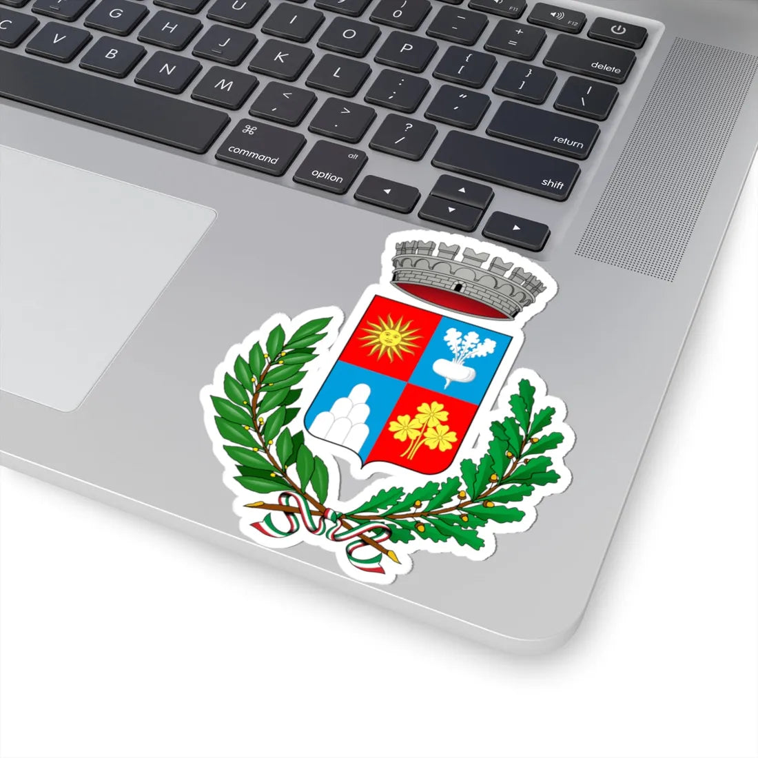 Bossico-Stemma (Italy) (Coat of Arms) STICKER Vinyl Kiss-Cut Decal - The Sticker Space