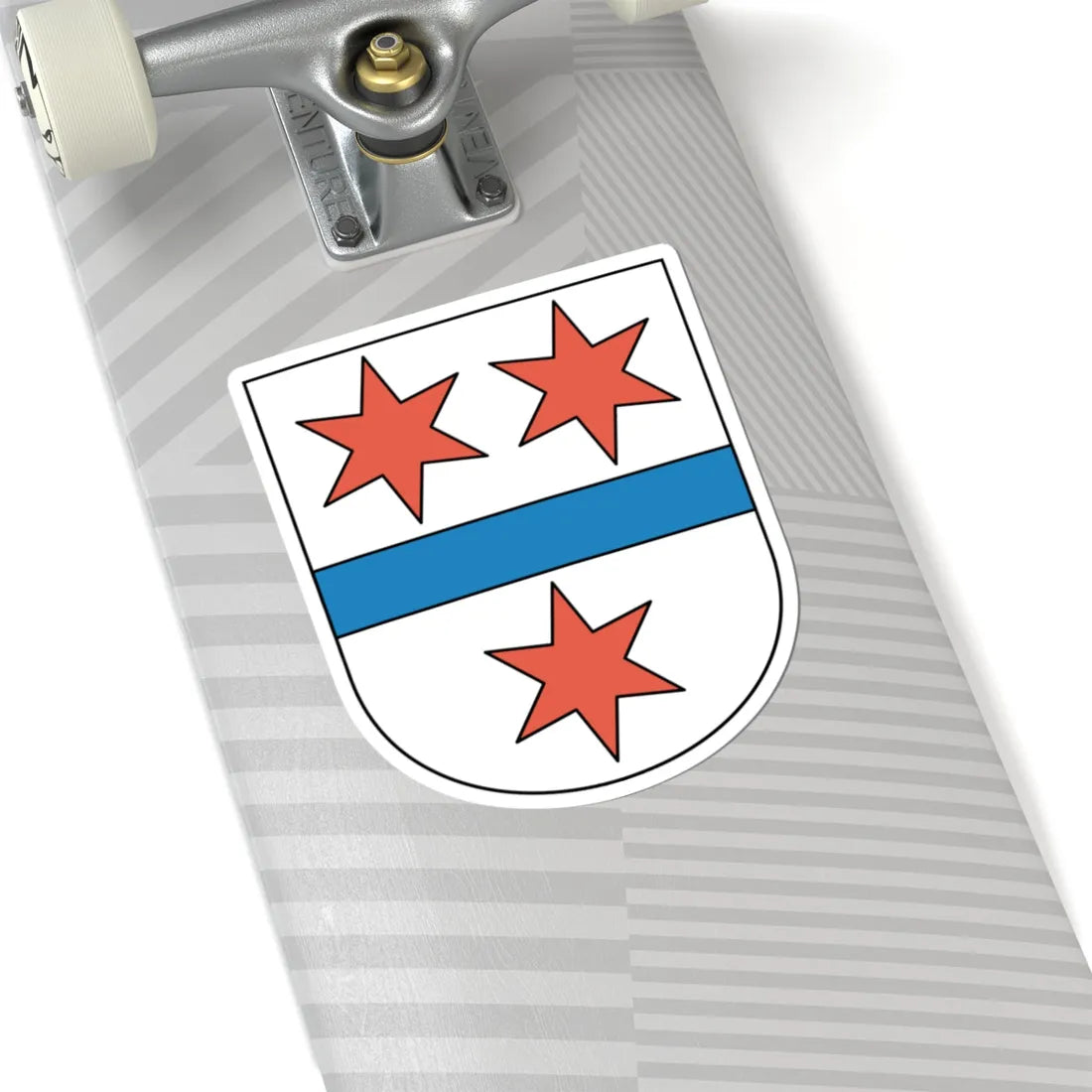 Bossikon coat of arms (Switzerland) (Coat of Arms) STICKER Vinyl Kiss-Cut Decal - The Sticker Space