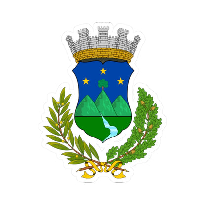 Bossolasco-Stemma (Italy) (Coat of Arms) STICKER Vinyl Kiss-Cut Decal 2 Inch White - The Sticker Space