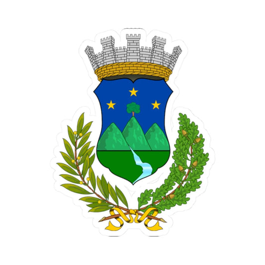 Bossolasco-Stemma (Italy) (Coat of Arms) STICKER Vinyl Kiss-Cut Decal 2 Inch White - The Sticker Space