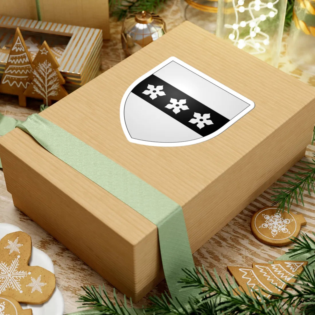 Boswell of Balmuto arms (Scotland) (Coat of Arms) STICKER Vinyl Kiss-Cut Decal - The Sticker Space