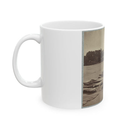 Boteler's Ford, Potomac River Near Shepherdstown. Point At Which Confederate Army Crossed After Battle Of Antietam (U.S. Civil War) White Coffee Mug