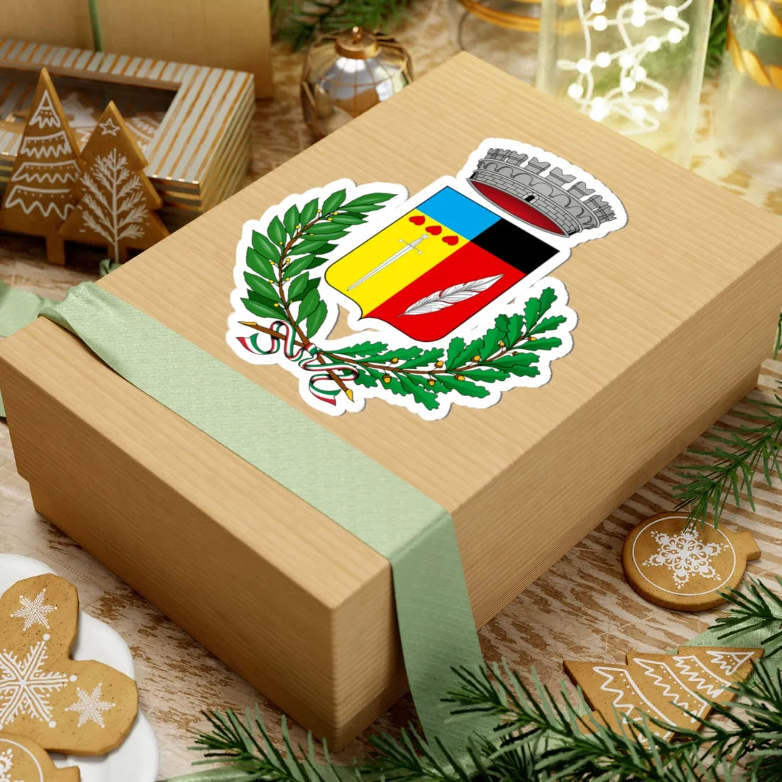 Bottanuco-Stemma (Italy) (Coat of Arms) STICKER Vinyl Kiss-Cut Decal - The Sticker Space