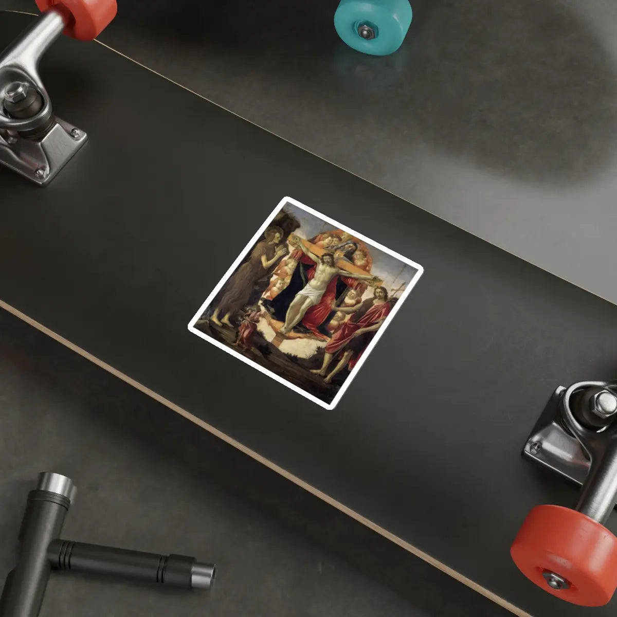 SKU:11408280278638996426 Sticker types:White Shape:Die-Cut Sizes:4" × 4"