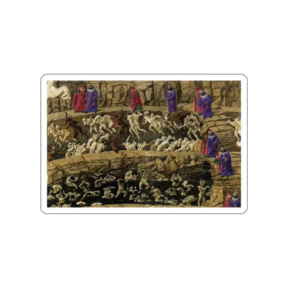 BOTTICELLI, Sandro - Inferno, Canto XVIII (Artwork) STICKER Vinyl Die-Cut Decal White Die-Cut 2 Inch - The Sticker Space