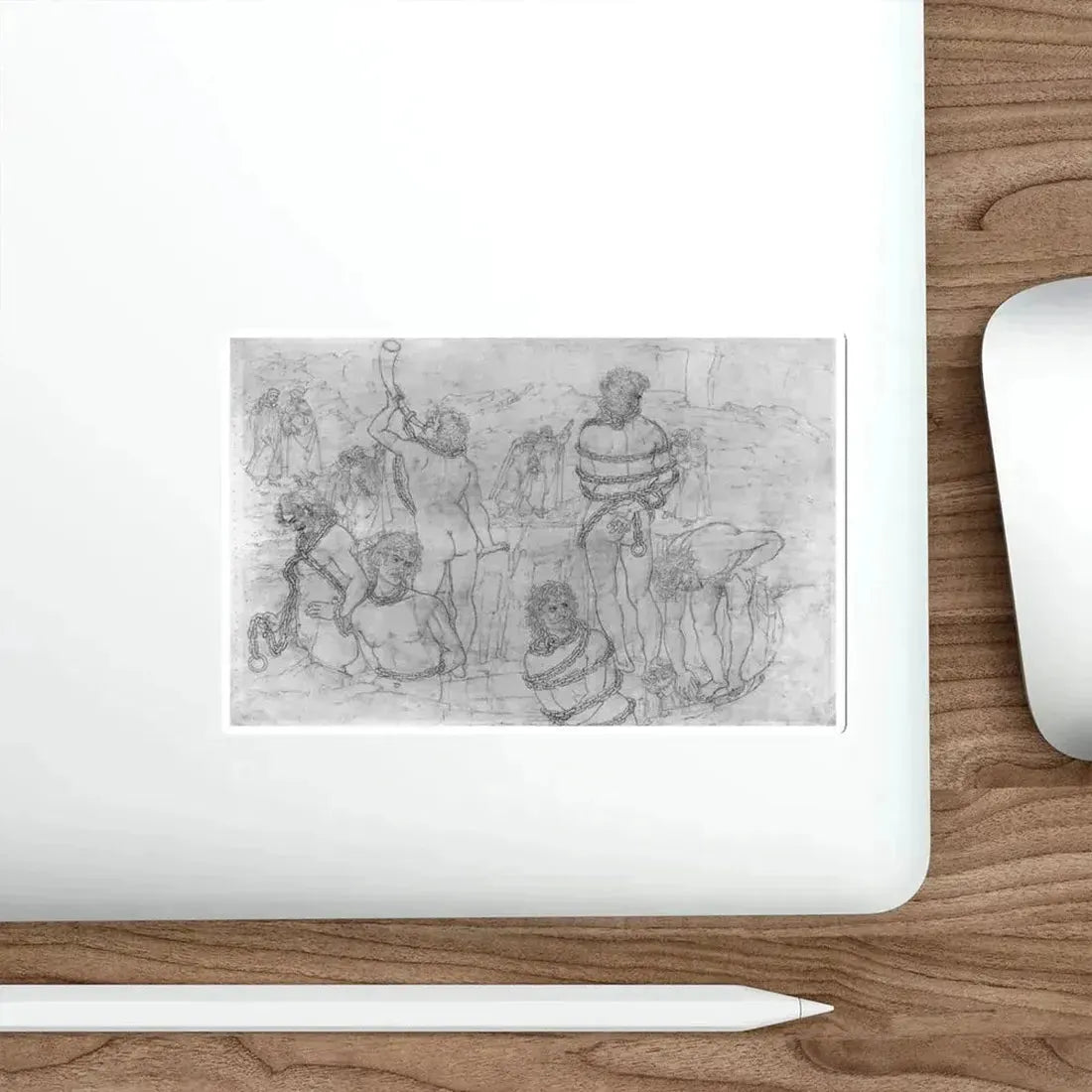 BOTTICELLI, Sandro - Inferno, Canto XXXI (Artwork) STICKER Vinyl Die-Cut Decal - The Sticker Space