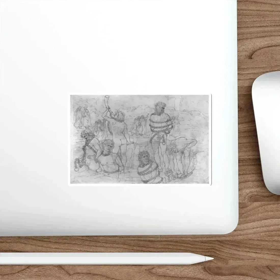 BOTTICELLI, Sandro - Inferno, Canto XXXI (Artwork) STICKER Vinyl Die-Cut Decal - The Sticker Space