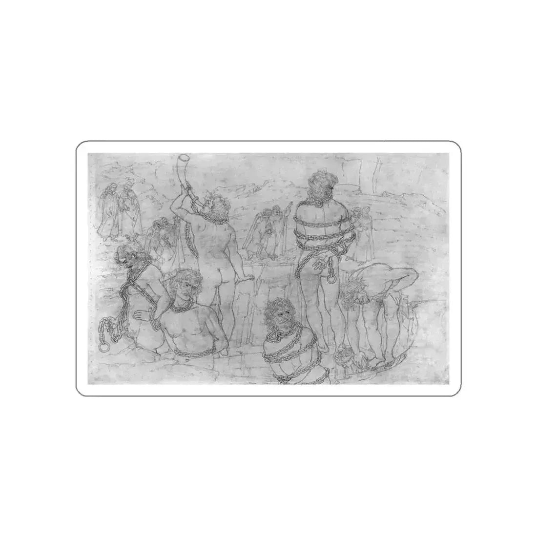 BOTTICELLI, Sandro - Inferno, Canto XXXI (Artwork) STICKER Vinyl Die-Cut Decal - The Sticker Space