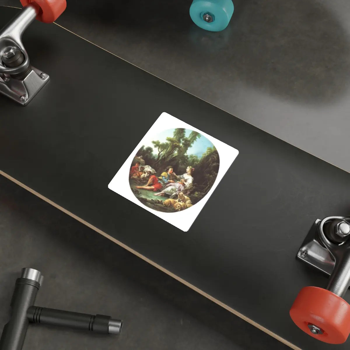 SKU:67580564293919075449 Sticker types:White Shape:Die-Cut Sizes:4" × 4"