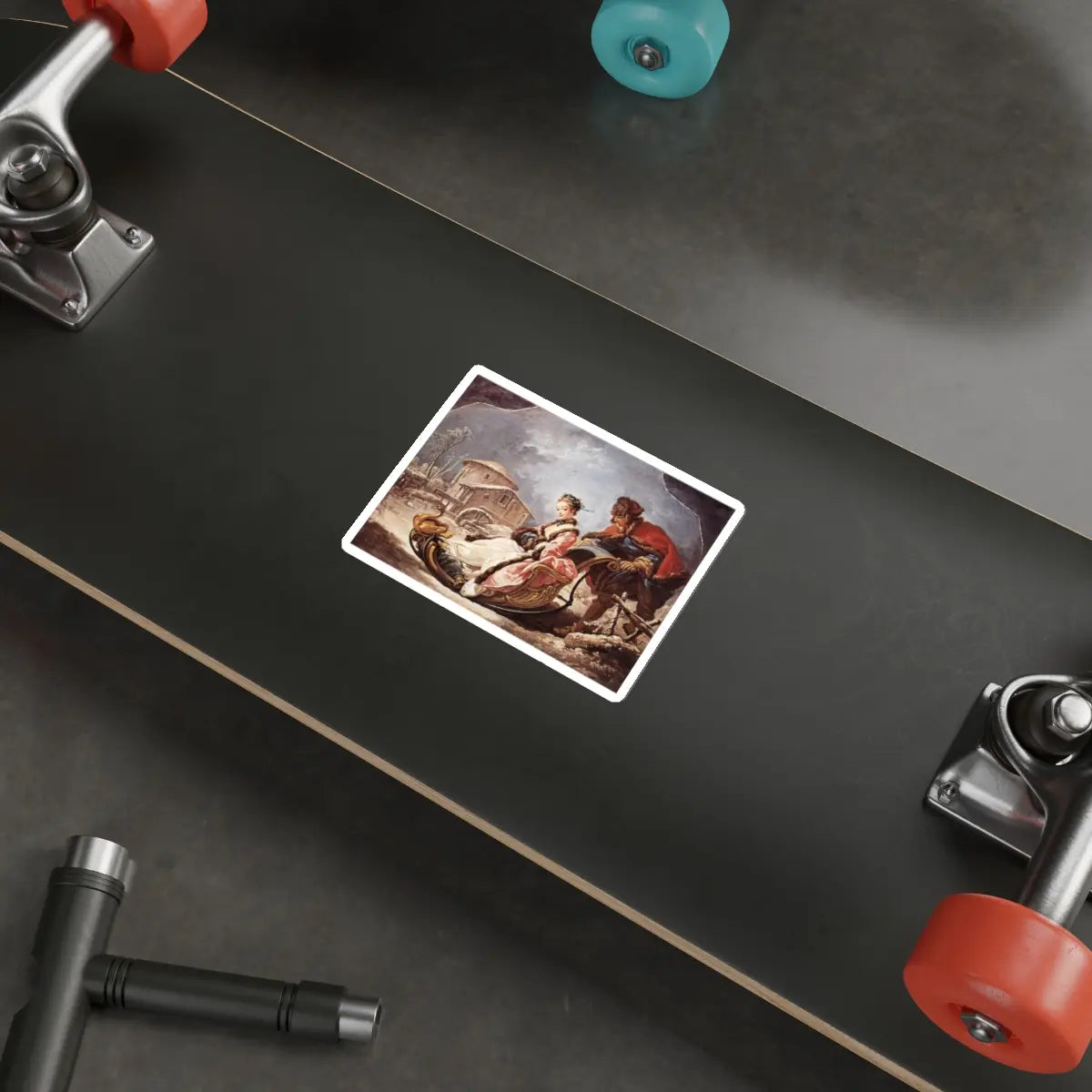 SKU:30219754074638861657 Sticker types:White Shape:Die-Cut Sizes:4" × 4"