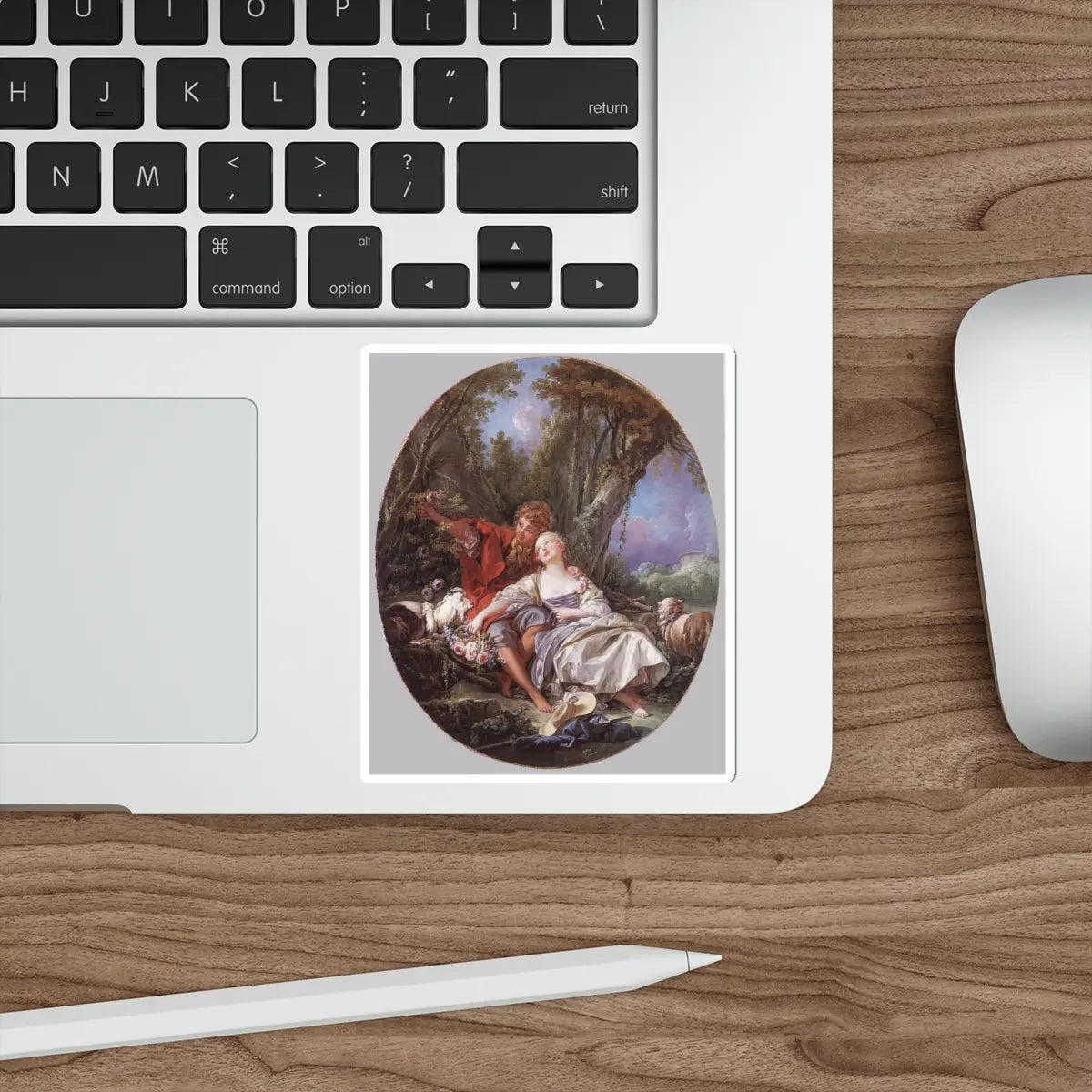 SKU:17778483619293094461 Sticker types:White Shape:Die-Cut Sizes:4" × 4"