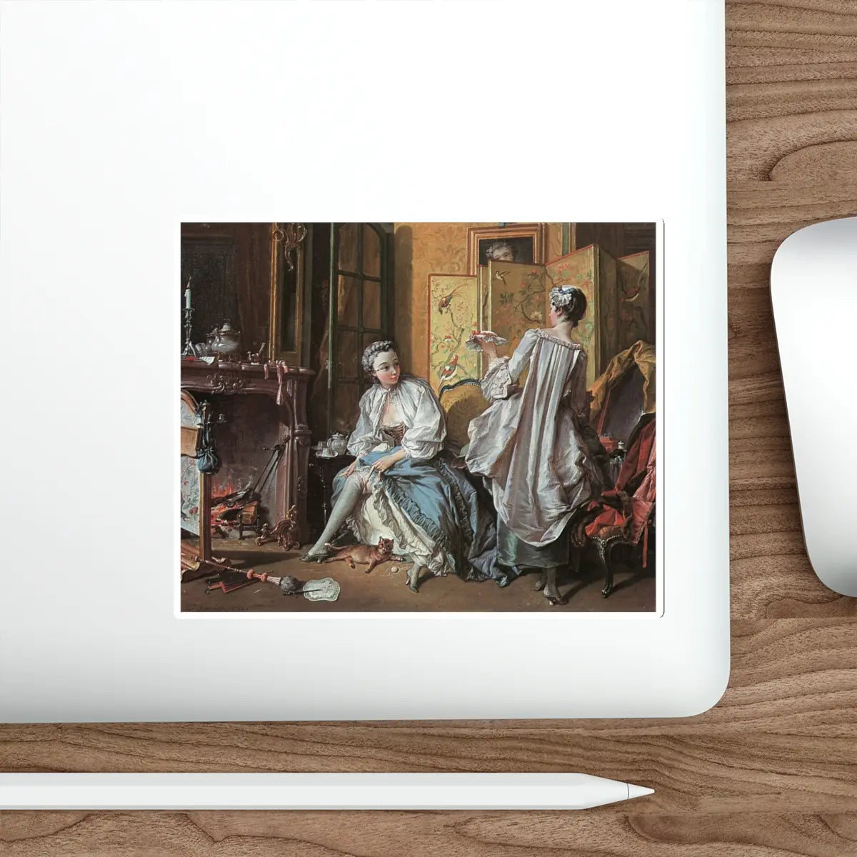 SKU:68404296064841561550 Sticker types:White Shape:Die-Cut Sizes:6" × 6"