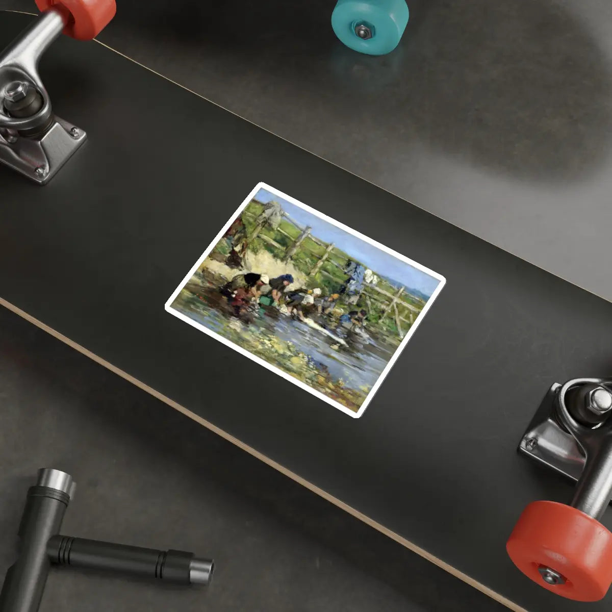 SKU:19776640045338612877 Sticker types:White Shape:Die-Cut Sizes:5" × 5"