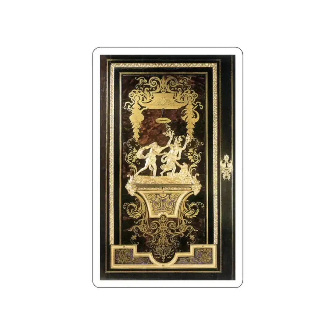 BOULLE, Andre-Charles - Decorative panel (Artwork) STICKER Vinyl Die-Cut Decal White Die-Cut 2 Inch - The Sticker Space