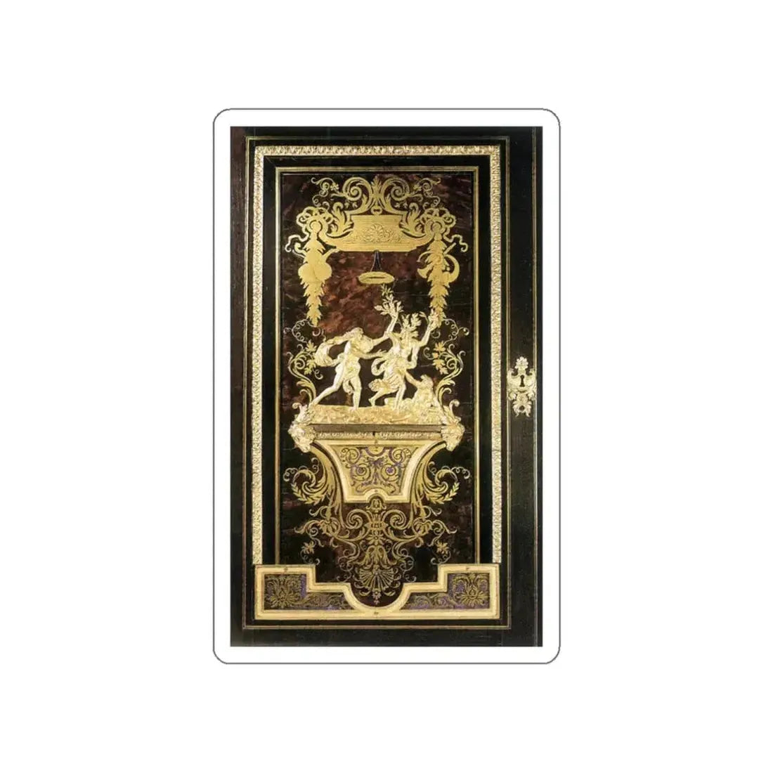 BOULLE, Andre-Charles - Decorative panel (Artwork) STICKER Vinyl Die-Cut Decal White Die-Cut 3 Inch - The Sticker Space