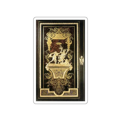 BOULLE, Andre-Charles - Decorative panel (Artwork) STICKER Vinyl Die-Cut Decal White Die-Cut 6 Inch - The Sticker Space