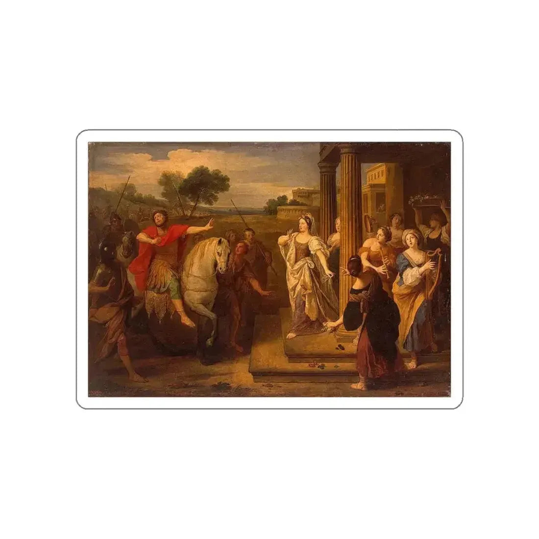BOULLOGNE, Bon - Jephtha's Daughter (Artwork) STICKER Vinyl Die-Cut Decal - The Sticker Space