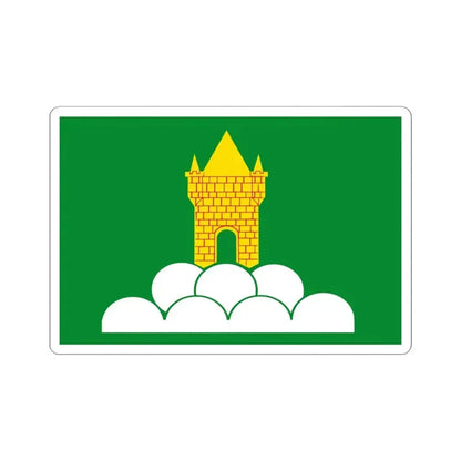 Boutersem vlag (Belgium) STICKER Vinyl Kiss-Cut Decal 4 Inch White - The Sticker Space