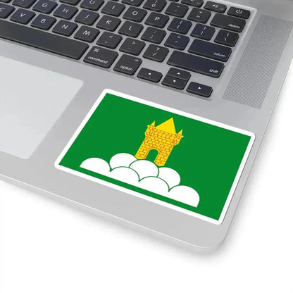 Boutersem vlag (Belgium) STICKER Vinyl Kiss-Cut Decal - The Sticker Space