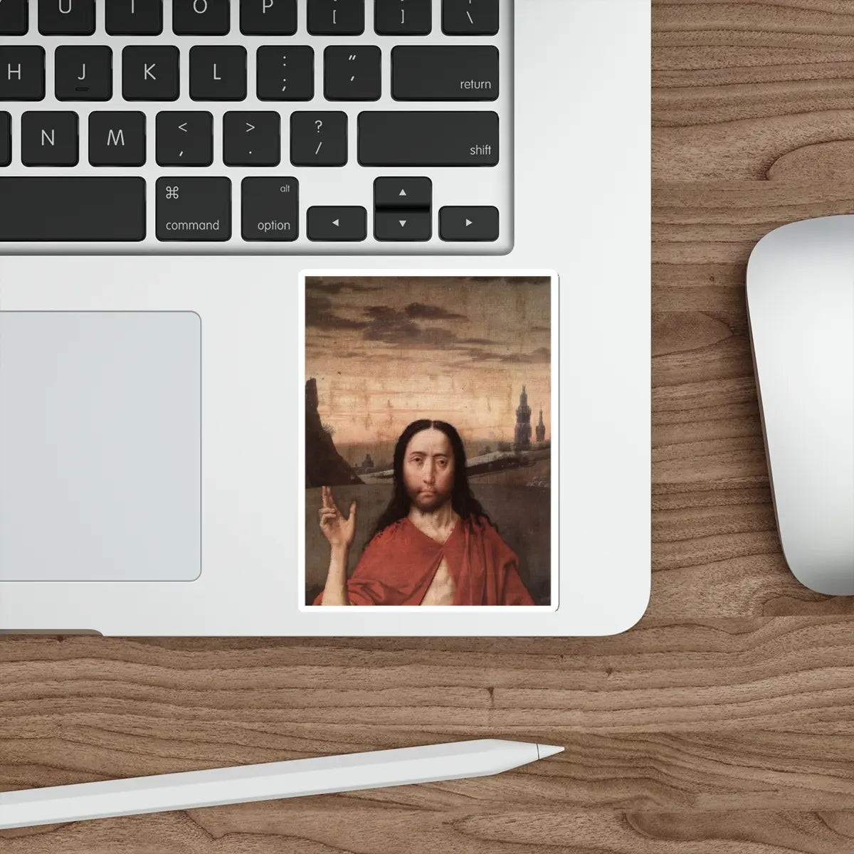 SKU:31303761589621109257 Sticker types:White Shape:Die-Cut Sizes:4" × 4"