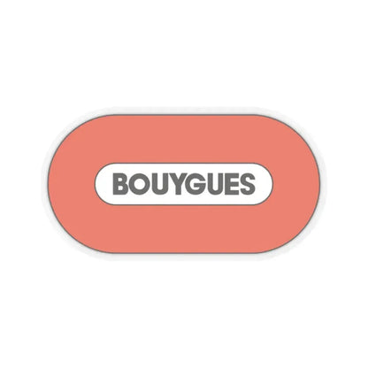 Bouygues S.A. (Logo) STICKER Vinyl Kiss-Cut Decal 2 Inch Transparent - The Sticker Space