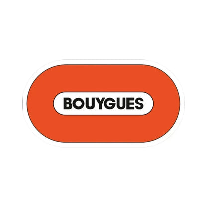 Bouygues S.A. (Logo) STICKER Vinyl Kiss-Cut Decal 2 Inch White - The Sticker Space