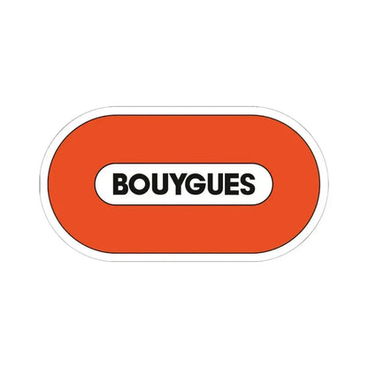 Bouygues S.A. (Logo) STICKER Vinyl Kiss-Cut Decal 6 Inch White - The Sticker Space