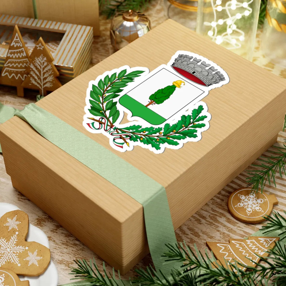 Bovezzo-Stemma (Italy) (Coat of Arms) STICKER Vinyl Kiss-Cut Decal - The Sticker Space