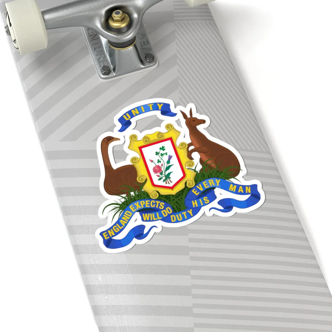 Bowman Coat of Arms (Australia) (Coat of Arms) STICKER Vinyl Kiss-Cut Decal - The Sticker Space