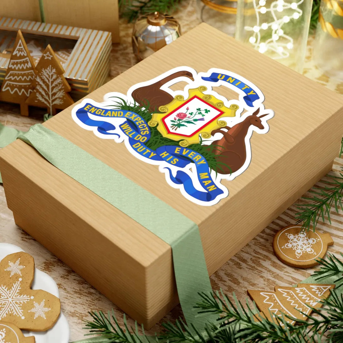 Bowman Coat of Arms (Australia) (Coat of Arms) STICKER Vinyl Kiss-Cut Decal - The Sticker Space