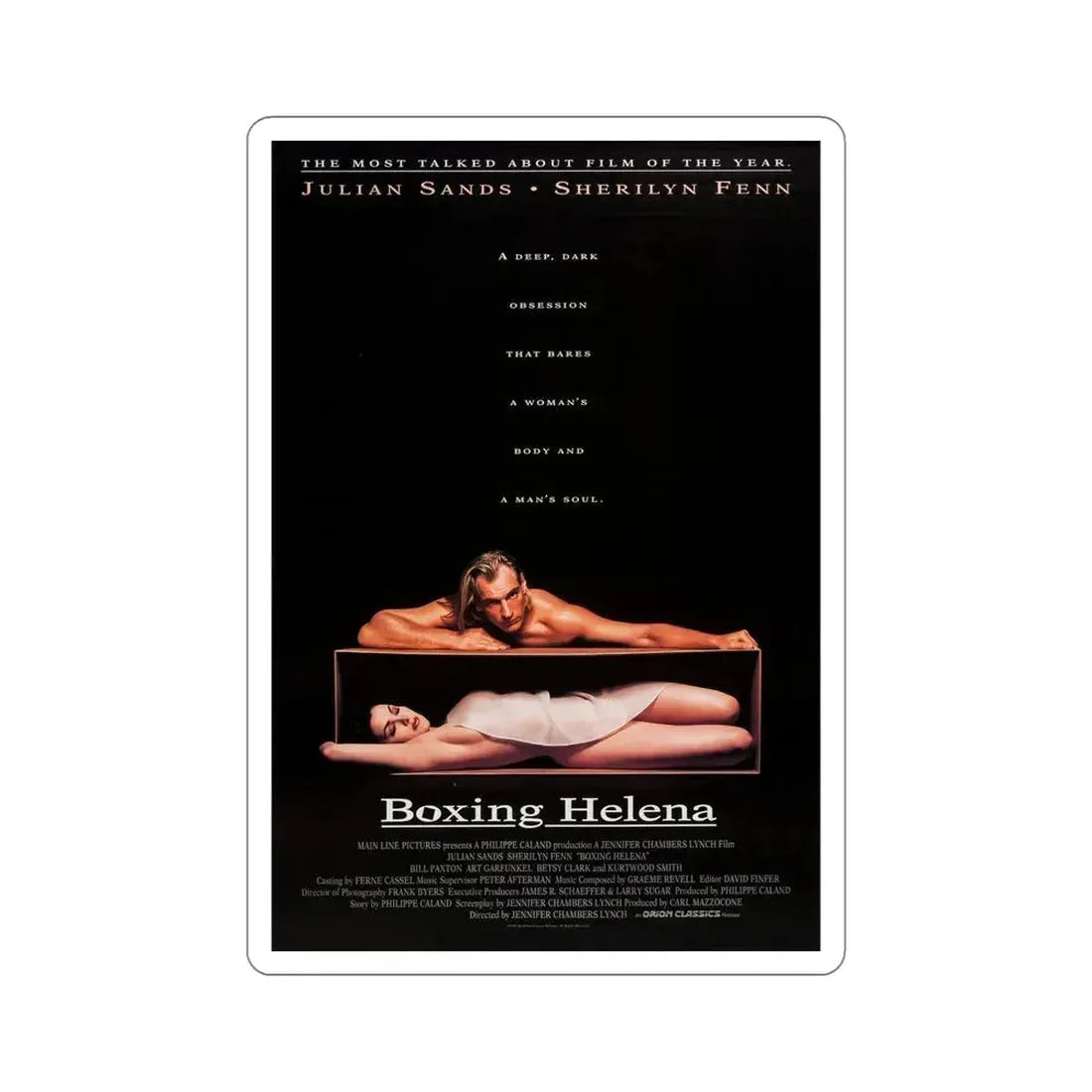 Boxing Helena 1993 Movie Poster STICKER Vinyl Die-Cut Decal 5 Inch - The Sticker Space
