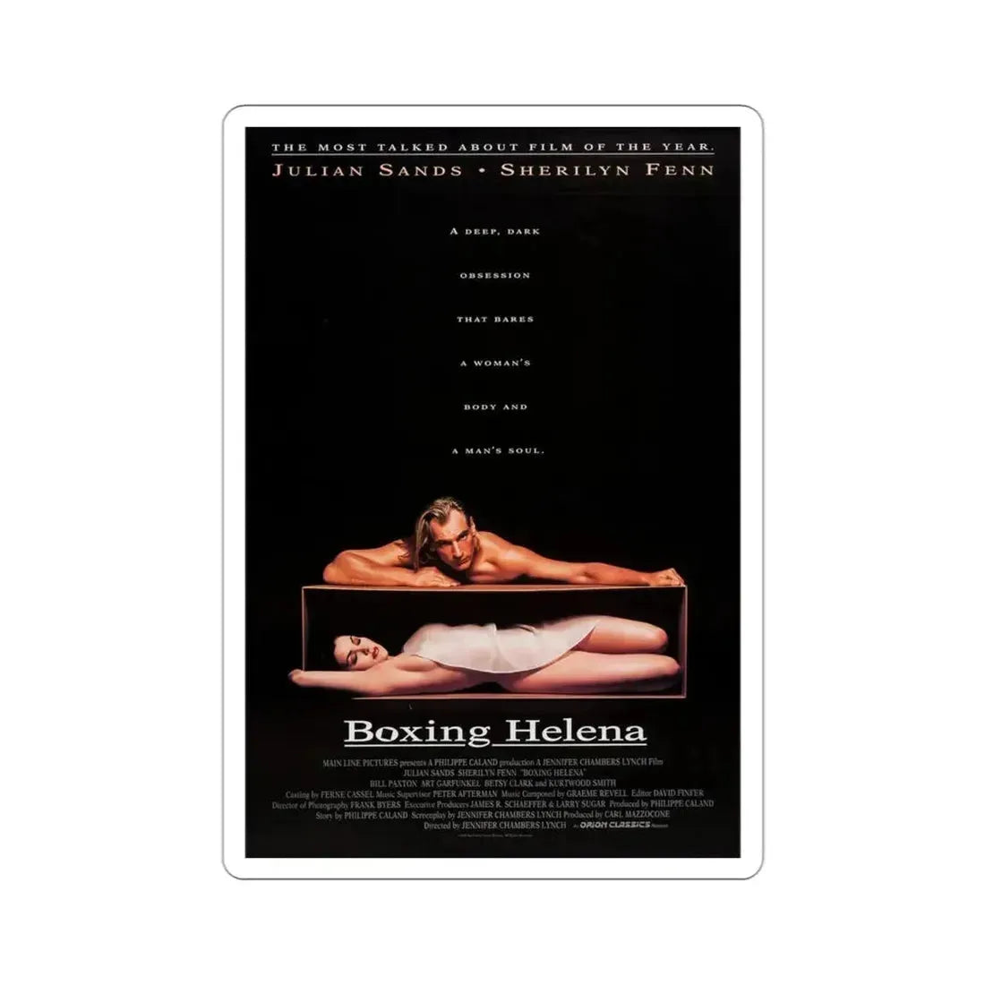 Boxing Helena 1993 Movie Poster STICKER Vinyl Die-Cut Decal - The Sticker Space