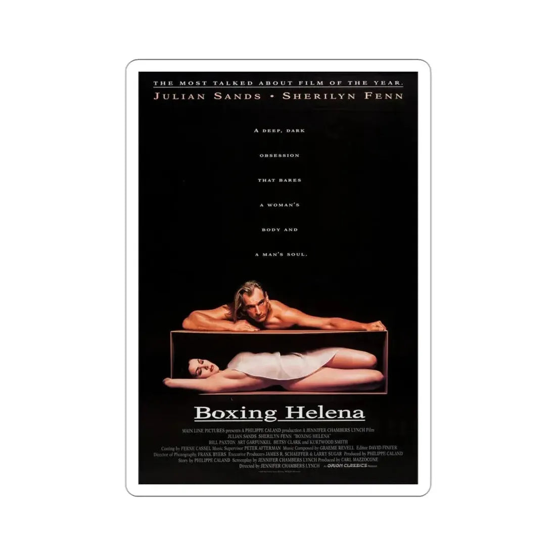 Boxing Helena 1993 Movie Poster STICKER Vinyl Die-Cut Decal - The Sticker Space