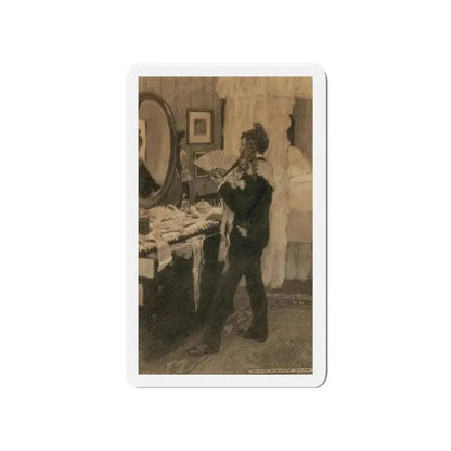 Boy Playing Dress-Up, story illustration (Magazine Illustration) Refrigerator Magnet - The Sticker Space