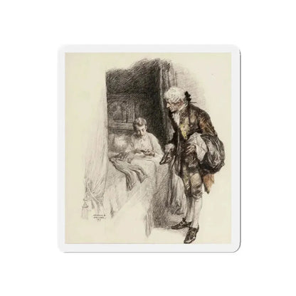 Boy Ruler and Servant (1917) (Magazine Illustration) Refrigerator Magnet - The Sticker Space