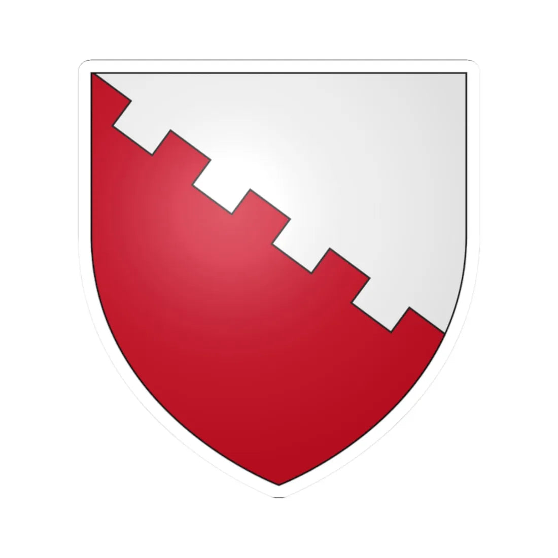 Boyle arms (Scotland) (Coat of Arms) STICKER Vinyl Kiss-Cut Decal 2 Inch White - The Sticker Space