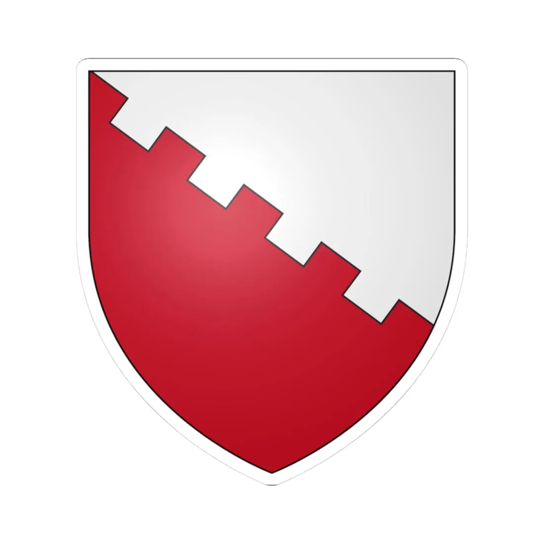 Boyle arms (Scotland) (Coat of Arms) STICKER Vinyl Kiss-Cut Decal 3 Inch White - The Sticker Space