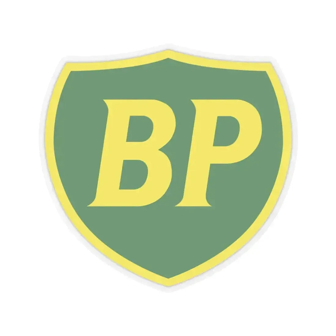 BP plc (British Petroleum Company) (1989-2000) (Logo) STICKER Vinyl Kiss-Cut Decal 3 Inch Transparent - The Sticker Space
