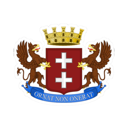 Bra-Stemma (Italy) (Coat of Arms) STICKER Vinyl Kiss-Cut Decal 2 Inch White - The Sticker Space