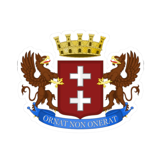 Bra-Stemma (Italy) (Coat of Arms) STICKER Vinyl Kiss-Cut Decal 2 Inch White - The Sticker Space