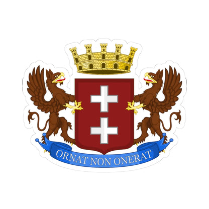 Bra-Stemma (Italy) (Coat of Arms) STICKER Vinyl Kiss-Cut Decal 3 Inch White - The Sticker Space