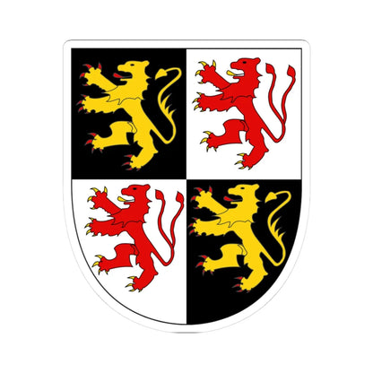 Brabant-Limburg Arms (Belgium) (Coat of Arms) STICKER Vinyl Kiss-Cut Decal 3 Inch White - The Sticker Space
