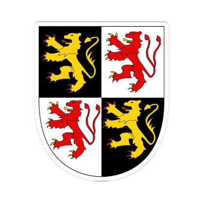 Brabant-Limburg Arms (Belgium) (Coat of Arms) STICKER Vinyl Kiss-Cut Decal 4 Inch White - The Sticker Space