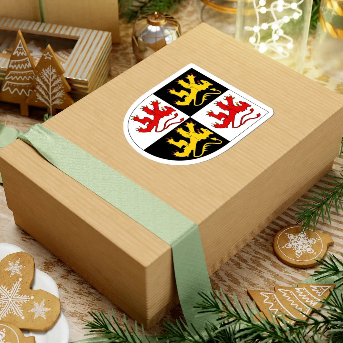 Brabant-Limburg Arms (Belgium) (Coat of Arms) STICKER Vinyl Kiss-Cut Decal - The Sticker Space