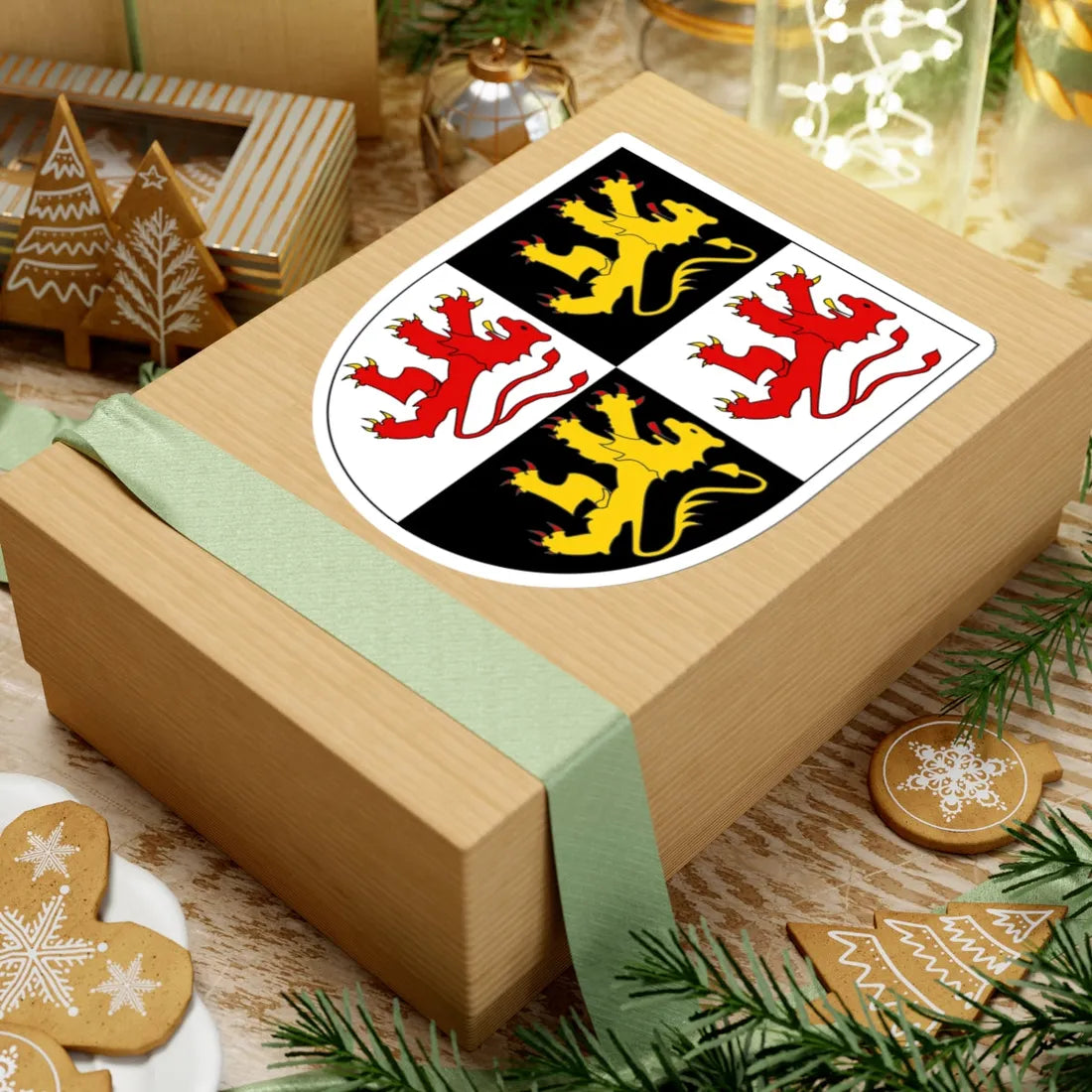 Brabant-Limburg Arms (Belgium) (Coat of Arms) STICKER Vinyl Kiss-Cut Decal - The Sticker Space