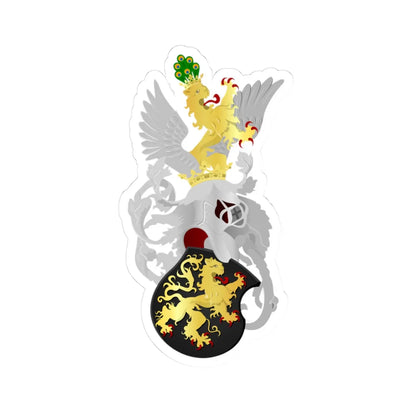 Brabant stamwapen graafschap (Netherlands) (Coat of Arms) STICKER Vinyl Kiss-Cut Decal 3 Inch White - The Sticker Space