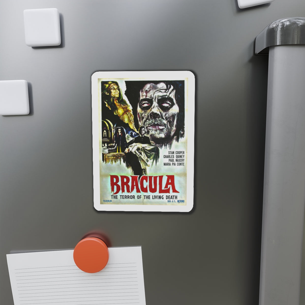 BRACULA (THE HANGING WOMAN) 1973 Movie Poster - Die-Cut Magnet-The Sticker Space