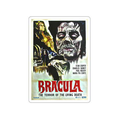 BRACULA (THE HANGING WOMAN) 1973 Movie Poster STICKER Vinyl Die-Cut Decal-2 Inch-The Sticker Space